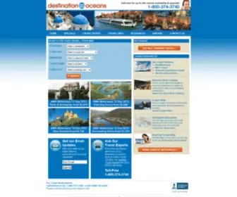 Destinationoceans.com(European Travel Services) Screenshot