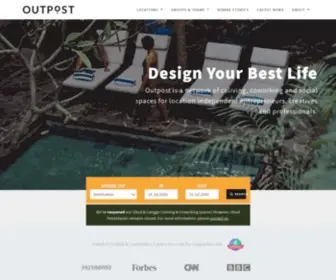 Destinationoutpost.co(Coworking & Coliving) Screenshot