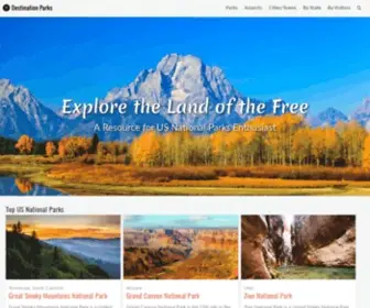 Destinationparks.com(Destination National Parks) Screenshot