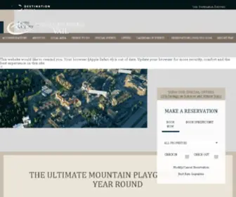 Destinationresortsvail.com(Vail Lodging & Vacation Rental Condos) Screenshot