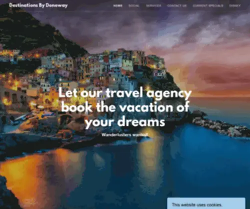 Destinationsbydonoway.com(Destinations by Donoway) Screenshot