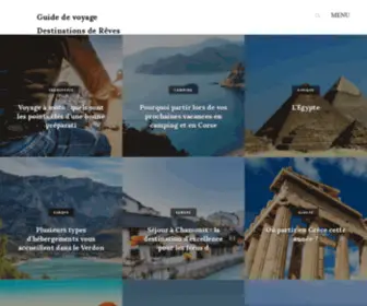 Destinationsdereves.fr(Guide de voyage) Screenshot