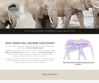 Destinationserengeti.com(Serengeti Home) Screenshot