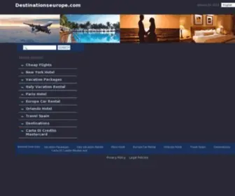 Destinationseurope.com(Stress free and easy shopping experience. Simple and speedy service) Screenshot