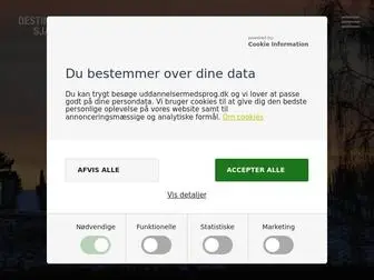 Destinationsjaelland.dk(Velkommen til Destination Sjælland) Screenshot