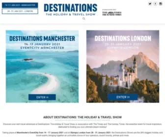 Destinationsshow.com(Destinations) Screenshot