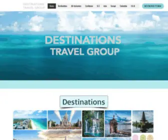 Destinationstg.com(Destinations Travel Group) Screenshot