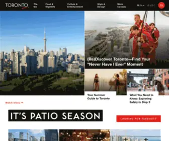 Destinationtoronto.com(Visit Toronto) Screenshot