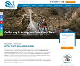 Destinationunlimitedtreks.com(Trekking in Nepal) Screenshot