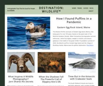 Destinationwildlife.com(Destination) Screenshot