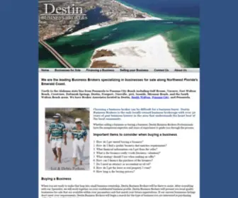 Destinbusinessbrokers.com(Destin Business Brokers) Screenshot