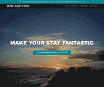 Destincoastcondo.com(Destin Vacation Condo) Screenshot