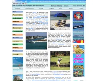 Destindirect.com(Destin Florida Hotels) Screenshot