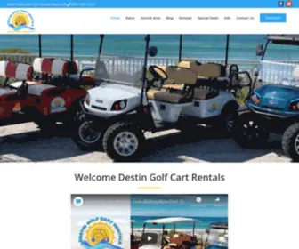 Destingolfcartrentals.com(Destin Golf Cart Rentals) Screenshot