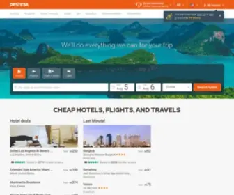 Destinia.com.au(Travel agency) Screenshot