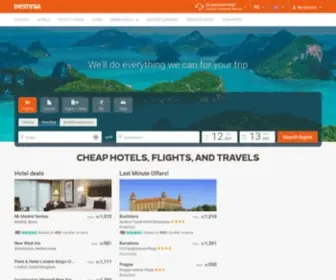 Destinia.cz(Travel agency) Screenshot