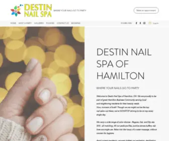 Destinnailspa-Hamilton.com(Destin Nail Spa Of Hamilton) Screenshot