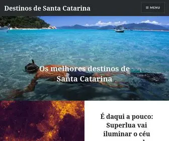 Destinos-SC.com.br(Destinos de Santa Catarina) Screenshot