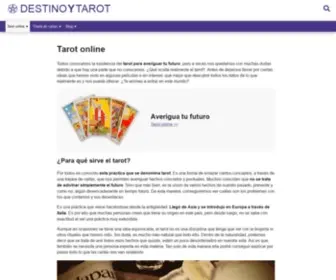 Destinoytarot.com(Tarot online) Screenshot