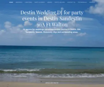 Destinweddingdj.com(Destin Wedding DJ) Screenshot