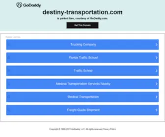 Destiny-Transportation.com(Destiny’s Transportation Services) Screenshot