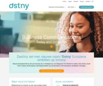 Destiny.nl(Cloud communicatie oplossingen voor bedrijven) Screenshot