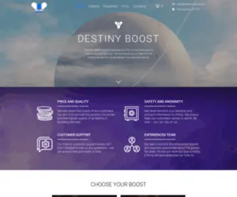 Destinyboost.pro(Destiny Boost) Screenshot