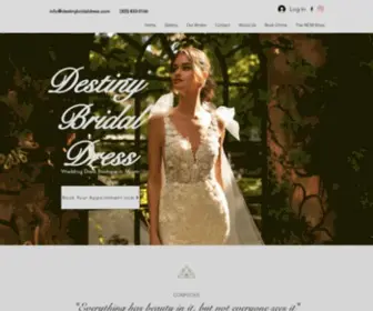 Destinybridaldress.com(Bridal Shop in Miami) Screenshot