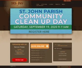 Destinychristian.org(Destiny Christian Center) Screenshot