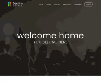 DestinychurchJacksonville.com(Destiny Church) Screenshot