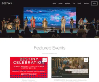 Destinyokc.com(DestinyChristian.com is the official) Screenshot