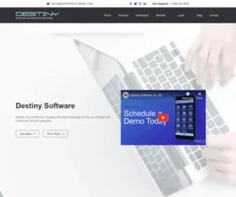 Destinypatrolsoftware.com(Destiny Software) Screenshot