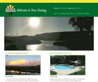 Destinyrv.com(Destiny RV Parks) Screenshot