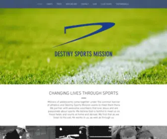 Destinysportsmission.com(Mysite) Screenshot