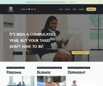 Destinytaxsolutions.com(Taxation and accounting services) Screenshot