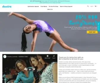 Destira.com(Gymnastics Leotards and Team Apparel) Screenshot