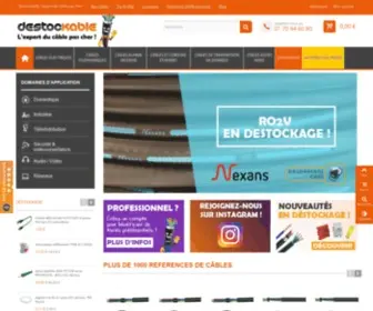 Destockable.fr(Câbles électriques pas cher) Screenshot