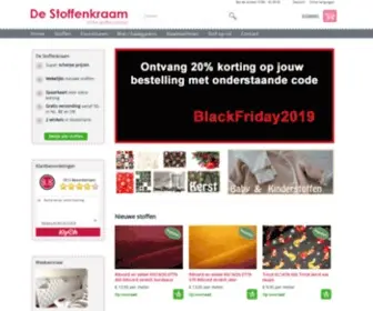 Destoffenkraam.nl(De Stoffenkraam) Screenshot