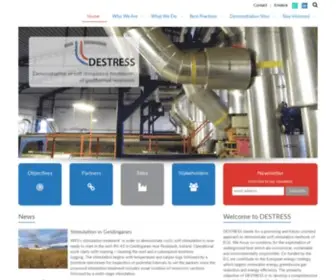 Destress-H2020.eu(Destress) Screenshot
