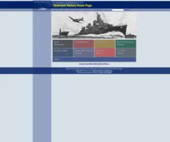 Destroyerhistory.org(Destroyer History) Screenshot