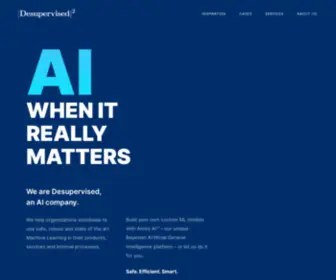 Desupervised.io(Home page) Screenshot