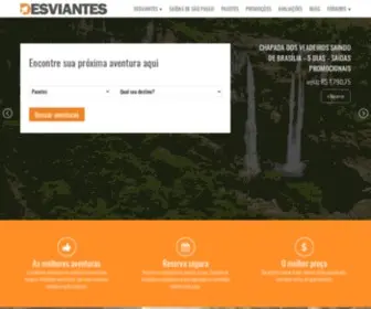 Desviantes.com.br(Turismo De Aventura E Turismo Ecológico) Screenshot