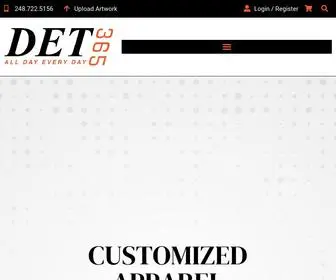 Det365Apparel.com(Detroit T Shirts) Screenshot
