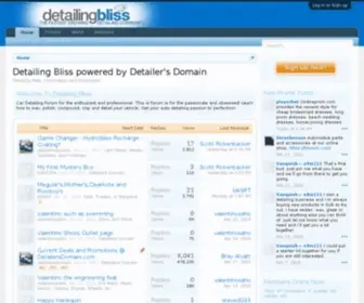 Detailingbliss.com(Detailing Bliss) Screenshot