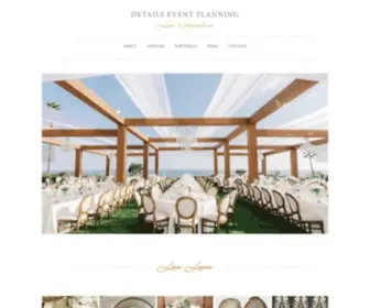 Detailseventplanning.com(Details Event Planning) Screenshot