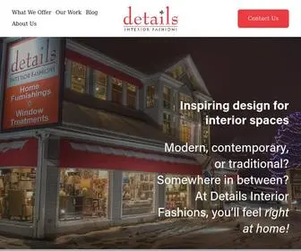 Detailsinteriorfashions.com(Details Interior Fashions) Screenshot