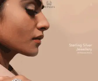 Detalea.com(Sterling Silver Jewellery with Swarovski Zirconia) Screenshot