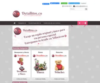 Detallitos.co(Detalles y regalos a domicilio en Villavicencio) Screenshot