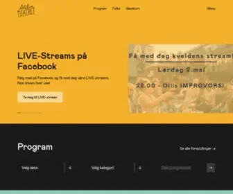 Detandreteatret.no(Nesten som et ordentlig teater) Screenshot