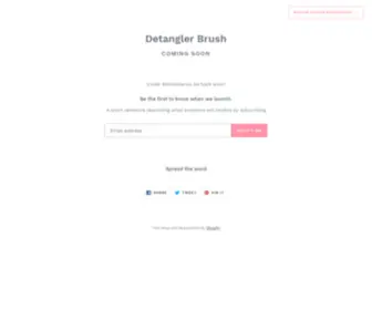 Detanglerbrush.shop(Detanglerbrush shop) Screenshot